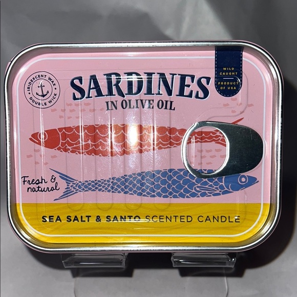 Other - Sardines in Olive Oil Candle - Pink and Yellow 🐠💕